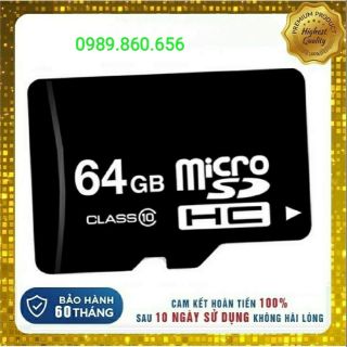 Thẻ nhớ 64Gb - 32Gb - 16Gb Class10 tốc độ cao chuyện dụng cho Camera IP wifi, Smartphone, loa đài.