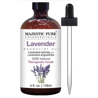 Tinh dầu oải hương tự nhiên 100% MAJESTIC PURE Lavender Essential Oil 118ml USA