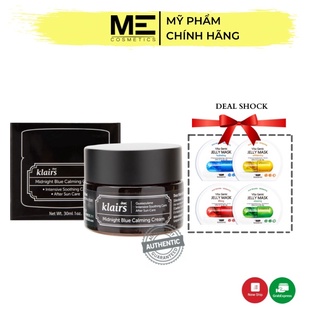 Kem Dưỡng Ẩm Phục Hồi Da Klairs Midnight Blue Calming Cream 30ml