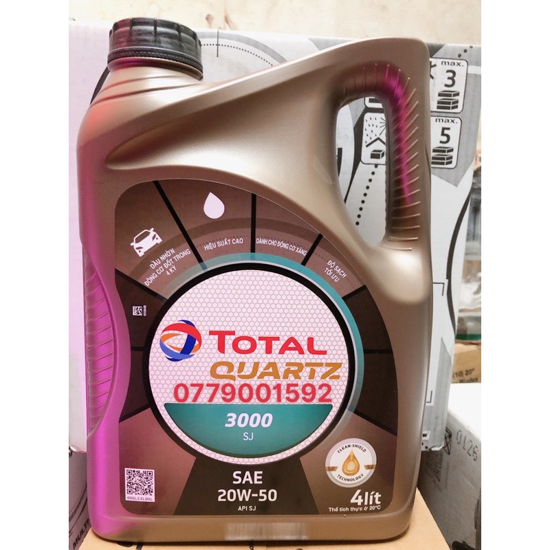 Nhớt Total Quart 3000