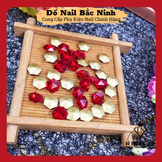 Đá Khối Gắn Móng , Đá Khối Nail Siêu Sáng Mã LG 8*8mm