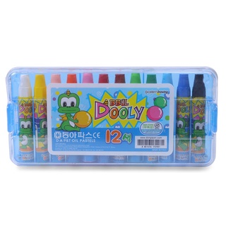 Bút Sáp Màu Dooly 12 Màu