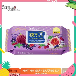 Mặt Nạ Dưỡng Ẩm Chuyên Sâu Buổi Tối Saborino Good Night Sheet Mask Moisture Rich 28 Miếng