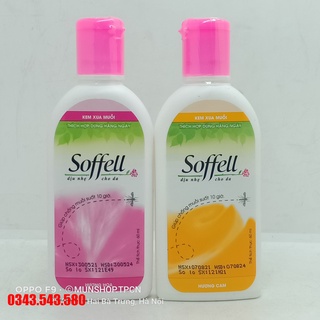 Kem chống muỗi Soffell chai 60ml - Chống muỗi hiệu quả