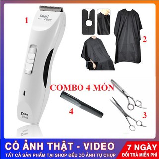 ✔️QUÀ TẶNG✔️Tông đơ cắt tóc Codos CHC-536 Tặng Bộ Kéo Cắt Tỉa + Áo Choàng Cắt Tóc + Lược