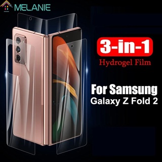 1 Bộ Film Dán Hydrogel 2 Hydrogel 3 Trong 1 Bảo Vệ Toàn Màn Hình Cho Samsung Galaxy Z Fold 2