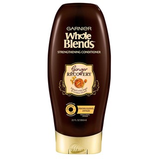 Dầu xả phục hồi tóc Garnier Hair Care Whole Blends Strengthening Ginger Recovery Conditioner 650ml (Mỹ)