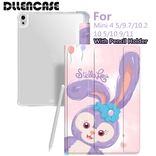 Ốp da máy tính bảng Dllencase có ngăn đựng bút thích hợp cho iPad 2021 Pro 11 2019 2020 10.2 7/8th Generation 2018 9.7