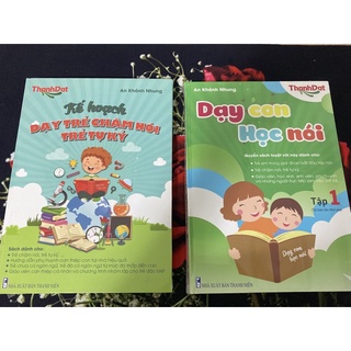Combo 2 bộ kế hoạch dạy con học nói