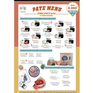 [1kg] pate tươi THE PET tươi ngon mỗi ngày cho Boss