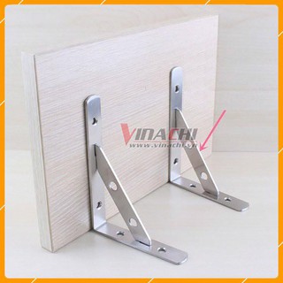 Giá Đỡ Inox  - Giá Đỡ Ke Góc Vuông 1 Cái Dùng để làm kệ đỡ đồ trang trí như kệ sách, chậu hoa giả,.