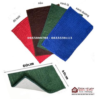 [40cmx60cm] Thảm lau chân san hô, siêu thấm chống trơn trượt