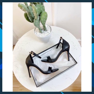 GIÀY CAO GÓT ĐẾ CAO 9CM CÓ 1 QUAI NGANG HẬU KHÓA - D6
