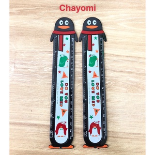 Combo 2 cây Thước kẻ kiểu nhựa hình dáng đáng yêu hình chim cánh cụt