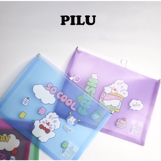 Cặp Tài Liệu A4 pilu giúp lưu trữ các giấy tờ quan trọng thích hợp dùng cho văn phòng, học sinh...hoạ tiết cute
