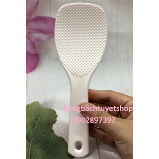 Muỗng nhựa Hồng Phát - Vá xới cơm không dính an toàn cho sức khỏe - Vá cơm vuông nhật HPB69