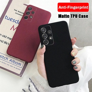 Ốp Điện Thoại Mềm Mặt Nhám Siêu Mỏng Cho Samsung Galaxy A13 A23 A33 A53 A73 A03 A03S S22