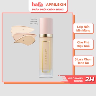 [Date 09/2022]Kem Nền Che Phủ Hoàn Hảo, Lâu Trôi AprilSkin Perfect Cover Fit Foundation 32ml _ Aprilskin Chính Hãng