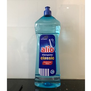 Nước làm bóng Alio [Siêu tiết kiệm] chai 1 lít chuyên dùng cho máy rửa bát ( Nk Đức )