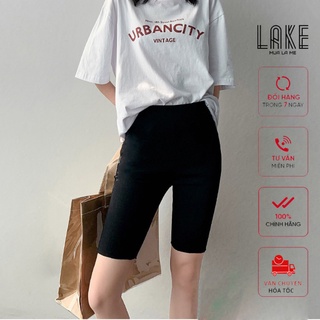 Quần legging lửng Lake fashion vải thun cao cấp dáng basic đa năng