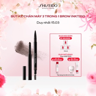 [Mã COSSHI03 giảm 10% đơn 600K] Bút kẻ chân mày 3 trong 1 Shiseido Brow InkTrio 0.31g