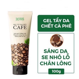 Gel tẩy da chết cà phê Cỏ Cây Hoa Lá giúp nhẹ nhàng lấy đi lớp da chết mà không gây bào mòn da và khô da.