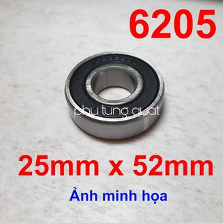 Bạc đạn 6205 RBI tốt chĩnh hãng - phụ tùng quạt vòng bi