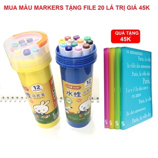 Bút màu Marker 12 màu RUI 6798-12