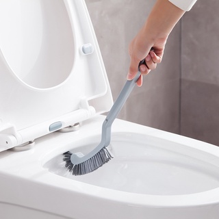 Cây cọ bồn cầu toilet, đầu cong tiện lợi cho chà thành bồn không góc chết chất liệu silicon KN STORE
