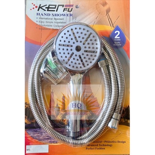 vòi sen tắm nhựa mạ chrome kèm dây sen Inox