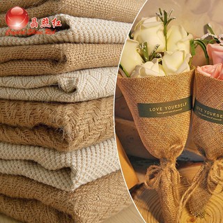 Vải Bố Sợi Đay Nhiều Kích Thước Dùng Trang Trí Nhà Cửa, Phông Nền Chụp Ảnh, Hàng Thủ Công, Gói Quà