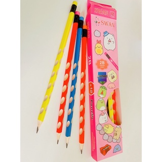 Bút chì đình vị Neon - 1 hộp 12 cây kèm chuốt