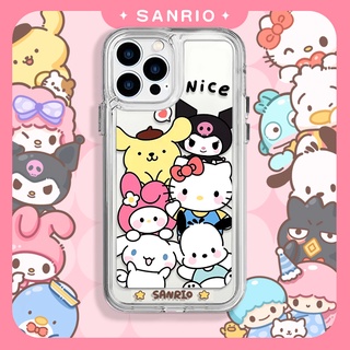 SANRIO Ốp Điện Thoại Chống Sốc Họa Tiết Hello Kitty Cho iPhone 11 13 12 X XS Pro Max xr 12 13 Mini xr