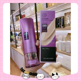 Kem nền BB tím the face shop Power Perfection BB Cream 40gr
