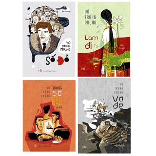 Sách - Combo 4 cuốn Vũ Trọng Phụng: Số đỏ + Làm đĩ + Trúng số độc đắc + Vỡ đê - ML-VHVN01