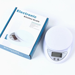 Cân ĐIỆN TỬ mini tiểu ly nhà bếp (chạy bằng pin) 5kg/1g, tiện dụng dùng cân thực phẩm, tặng kèm 2 pin AA