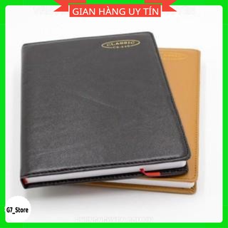(SALE) Sổ Classic 6 dày 240 trang,sổ bìa da sang trọng