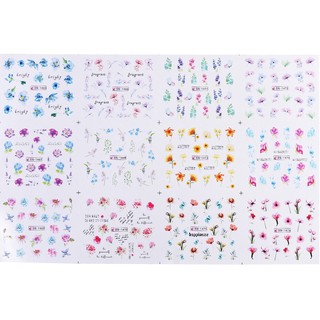 Miếng  hoa dán móng nhúng nước siêu cute 3k/1 miếng