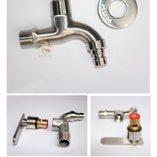 Vòi hồ INOX SUS 304 Như Lan San 425i hàng Cao Cấp, Vòi nước máy giặt, Vòi nước rửa tay