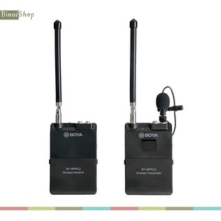 [Mã ELHACE giảm 4% đơn 300K] Micro không dây VHF cho máy ảnh Boya BY-WFM12