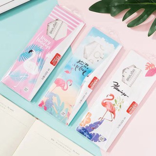 Bộ eke thước kẻ hồng hạc-hoạt hình xinh xắn