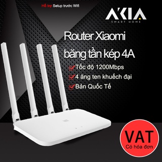 Bộ phát wifi Xiaomi 4A phiên bản 100M, router cáp quang tốc độ cao băng tần kép, phù hợp cho chung cư, ký túc xá