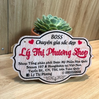 Bảng mika giá rẻ_ Bảng shop in theo yêu cầu_ Bảng hiệu