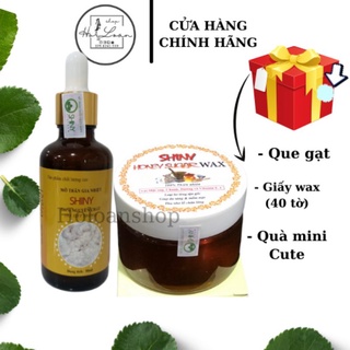 Sáp wax lông tay chân nách và mỡ trăn shiny handmade