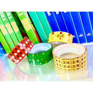 Băng keo trang trí họa tiết đáng yêu (1 cuộn), mẫu ngẫu nhiên