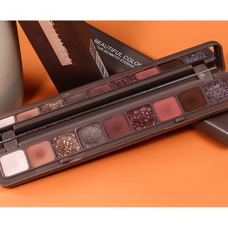 Phấn mắt Lameila 9 ô Colour geometry eyeshadow hàng nội địa Trung Lylya Store