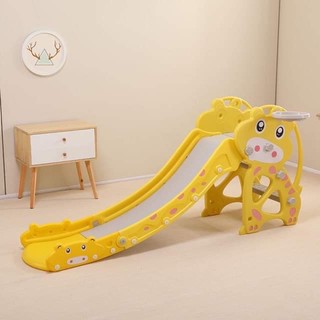 Cầu trượt cho bé mẫu hổ TẶNG KÈM BÓNG RỔ, cầu trượt bé trai bé gái hàng sẵn Loại I