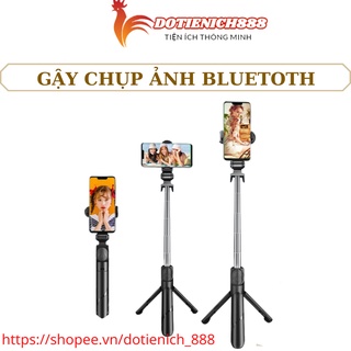 Gậy chụp ảnh XT-02, gậy tự sướng có bluetooth 3 chân đa năng,selfie , chụp hình, giá tripod đỡ điện thoại, livestream