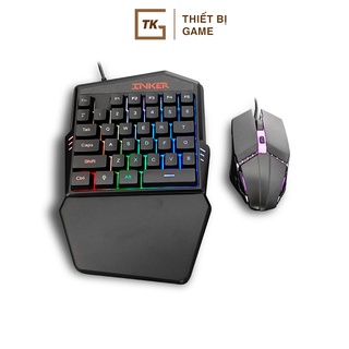 Combo bàn phím chuột Inker gaming Led 7 màu