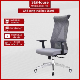 Ghế Công Thái Học ERGONOMIC Văn Phòng Làm Việc Ngả Lưng Thư Giãn - SE608 Stahouse Official Chair HN